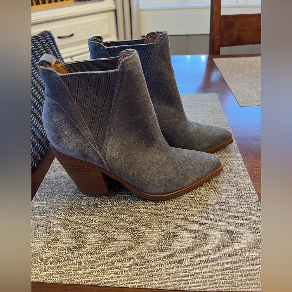 Marc Fisher Suede heeled boots